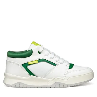 Sneakersy Geox J557RA 054FU C0547 M Biały - Buty dla chłopców - miniaturka - grafika 1
