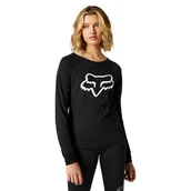 Koszulki i topy damskie - KOSZULKA Z DŁUGIM RĘKAWEM FOX LADY BOUNDARY BLACK - miniaturka - grafika 1