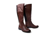 Kozaki damskie - CAPRICE 9-25513-29 cognac comb, kozaki damskie - Caprice - miniaturka - grafika 1