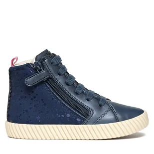 Sneakersy Geox J Mirroless Girl J46MNA 0AUAJ C4002 S Granatowy - Buty dla dziewczynek - miniaturka - grafika 1