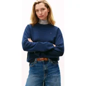 Swetry damskie - Tommy Hilfiger Wełniany sweter | Loose fit - miniaturka - grafika 1