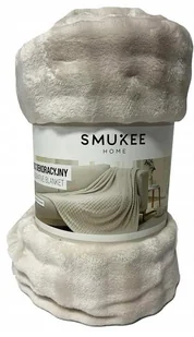 Smukee Koc dekoracyjny 150x200cm szary jasny, miękki, cieplutki - Koce - miniaturka - grafika 1