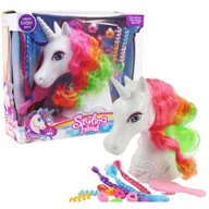 Zabawy w naśladowanie dorosłych - Głowa jednorożca do czesania Trifox - miniaturka - grafika 1