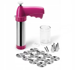 Pistolet z nakładkami do porcjowania ciastek Metaltex Bisquick - Pozostałe akcesoria kuchenne - miniaturka - grafika 1