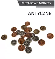 Akcesoria do gier planszowych - Rebel Metalowe Monety Antyczne zestaw 24 monet - miniaturka - grafika 1