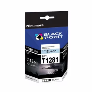 Black Point Tusz zamienny do EPSON T1281 marki black IM385-2 - Tusze zamienniki - miniaturka - grafika 1