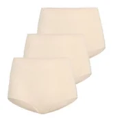 Komplety bielizny - Wielopak majtek z wysokim stanem Classico beż, Teyli - miniaturka - grafika 1