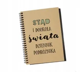 Notesy i bloczki - Stąd i dookoła świata, dziennik podróżnika, notatnik, notes, Sowia Aleja - miniaturka - grafika 1