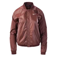 Kurtki damskie - Damska Kurtka NIKE W NK SWSH RUN JKT DD6847-273 – Brązowy - miniaturka - grafika 1