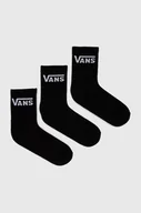 Skarpetki męskie - Vans skarpetki 3-pack męskie kolor czarny - miniaturka - grafika 1
