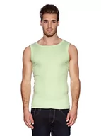 Koszulki męskie - Urban Classics Koszulka męska Faded Tanktop, zielony (Mint 00348), XL - miniaturka - grafika 1