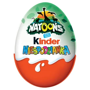 Ferrero Kinder Różowa Niespodzianka Słodkie jajko z niespodzianką pokryte czekoladą mleczną 20 g - Czekolada - miniaturka - grafika 1