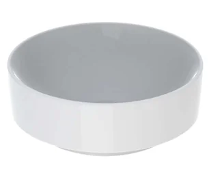 Geberit VariForm - Umywalka nablatowa średnica 40 cm, bez przelewu, bez otworu na baterię, kolor biały 500.768.01.2 - Umywalki - miniaturka - grafika 1