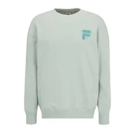Bluzy męskie - Męska Bluza FILA BABEN OVERSIZED FAM0332-60026 – Zielony - miniaturka - grafika 1