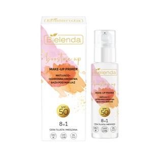 Bielenda Matująco - ochronna kremowa baza pod makijaż 8w1 SPF50 - Kremy do twarzy - miniaturka - grafika 1