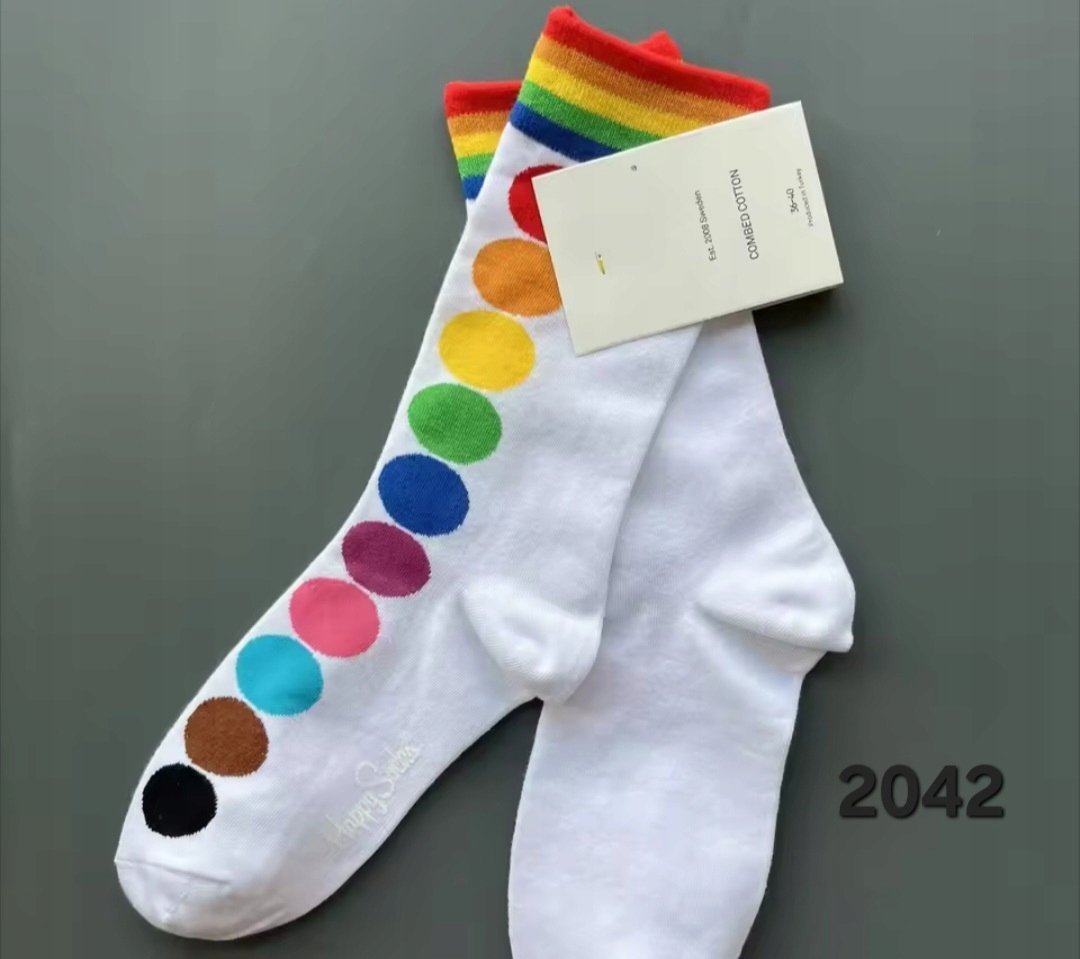 Kolorowe skarpety Happy Socks unisex rozmiar 36-40 (2042)
