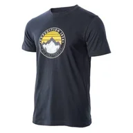 Koszulki męskie - T-Shirt Męski Hi-Tec Zergo Granatowy 3Xl - miniaturka - grafika 1