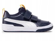 Buty dla dziewczynek - BUTY dziecięce PUMA MULTIFLEX 380740-10 rzepy 34,5 - miniaturka - grafika 1