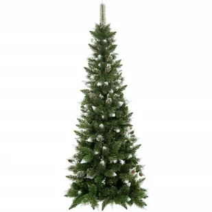 Choinka sztuczne Slim 220 cm Sosna Diamentowa Gęsta - Choinki - miniaturka - grafika 1