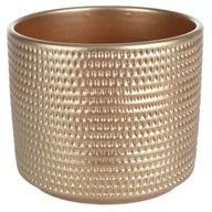 Donice - Osłonka ceramiczna cylinder calla 12 cm złoty perłowy Cermax - miniaturka - grafika 1