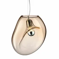 Lampy sufitowe - Wisząca lampa Stella CGSELLA-P-25 COPEL bańka do jadalni bursztynowa - miniaturka - grafika 1
