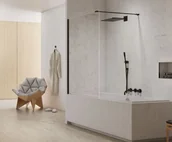 Parawany nawannowe - Parawan Nawannowy 50X150 Uniwersalny New Trendy New Modus Black Exk-1926 - miniaturka - grafika 1