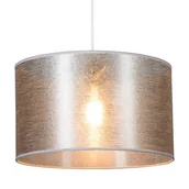 Lampy sufitowe - Britop LAMPA wisząca NEVOA 154930104 abażurowa OPRAWA okrągły ZWIS loftowy srebrny - miniaturka - grafika 1