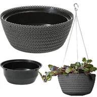 Donice - Misa wisząca JERSEY 240 - antracyt  LA788-82 LAMELA - miniaturka - grafika 1