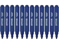 Przybory szkolne - Office Products Marker permanentny ścięty 1-5mm linia) niebieski 12 sztuk - miniaturka - grafika 1