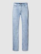 Spodnie męskie - Jeansy z prostą nogawką i 5 kieszeniami model ‘Withy’ - miniaturka - grafika 1