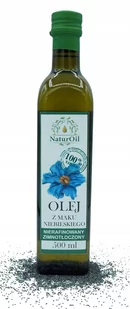 Olej makowy z maku niebieskiego 500ml NaturOil - Zdrowa żywność - miniaturka - grafika 1