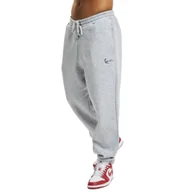 Spodnie męskie - Karl Kani spodnie dresowe Small Signature Essential Relaxed Fit Cuffed Sweatpants 6006899 XL szary - miniaturka - grafika 1