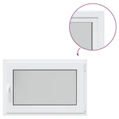 Tablice i flipcharty - vidaXL Okno piwniczne RISOR 90x70 cm uchylno-rozwierne DIN prawe białe - miniaturka - grafika 1