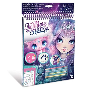 Szkicownik z kredkami, szablonami i naklejkami M Nebulia Nebulous Stars - Kolorowanki, wyklejanki - miniaturka - grafika 1