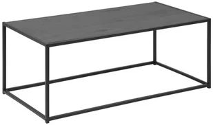 Stolik kawowy Seaford 100x50 cm czarny - Ławy i stoliki kawowe Stolik kawowy Seaford 100x50 cm czarny - Ławy i stoliki kawowe - miniaturka - grafika 1