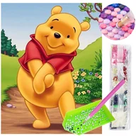 Zeszyty szkolne - Haft diamentowy Artnico Kubuś Puchatek 30x40 - miniaturka - grafika 1