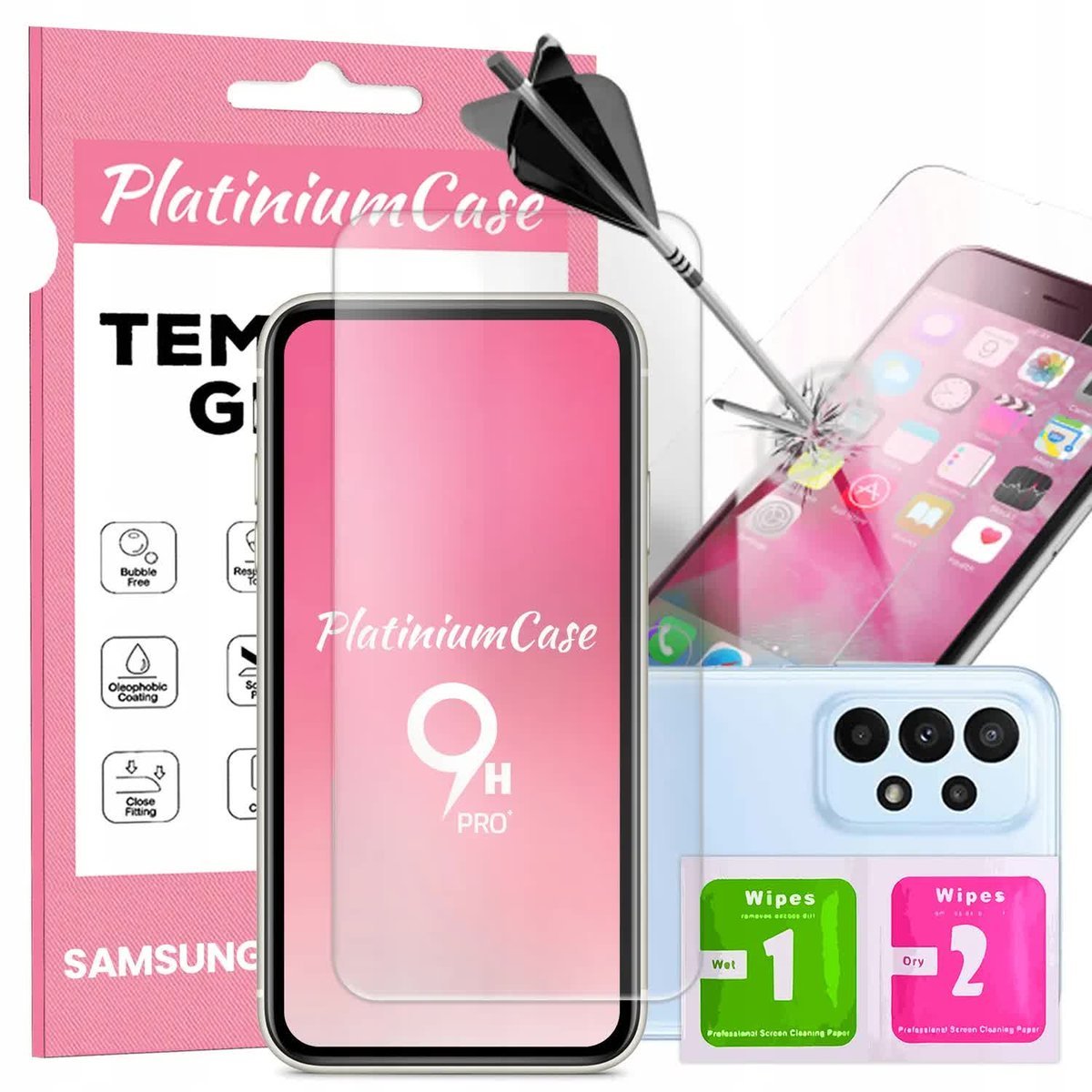 Szkło hartowane 9H do SAMSUNG A23 4G ochrona ekran
