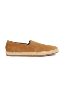 Espadryle męskie - Geox espadryle zamszowe U PANTELLERIA kolor brązowy U25DWA 00022 C6018 - grafika 1