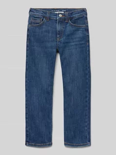 Spodnie i spodenki dla chłopców - Jeansy o kroju regular fit z 5 kieszeniami - grafika 1