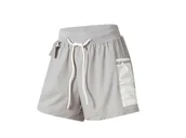 Spodenki damskie - CRIVIT Szorty funkcyjne damskie, wodoodporne (Szary, M (40/42)) - miniaturka - grafika 1