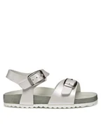 Buty dla dziewczynek - Geox Sandały J Adriel J558MI 000NF C0007 M Biały - miniaturka - grafika 1
