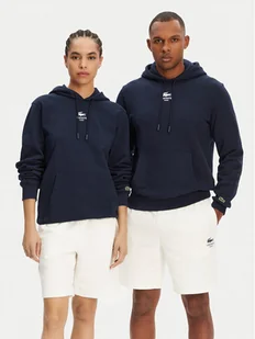 Lacoste Bluza SH2740 Granatowy Regular Fit - Bluzy męskie - miniaturka - grafika 1