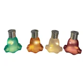 Lampy ogrodowe - Lampka solarna wisząca kwiat 8,5 x 9,5 cm mix - miniaturka - grafika 1