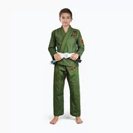 Kimona, stroje i obuwie - GI do brazylijskiego jiu-jitsu dla dzieci Ground Game Junior 3.0 zielone | WYSYŁKA W 24H | 30 DNI NA ZWROT - miniaturka - grafika 1