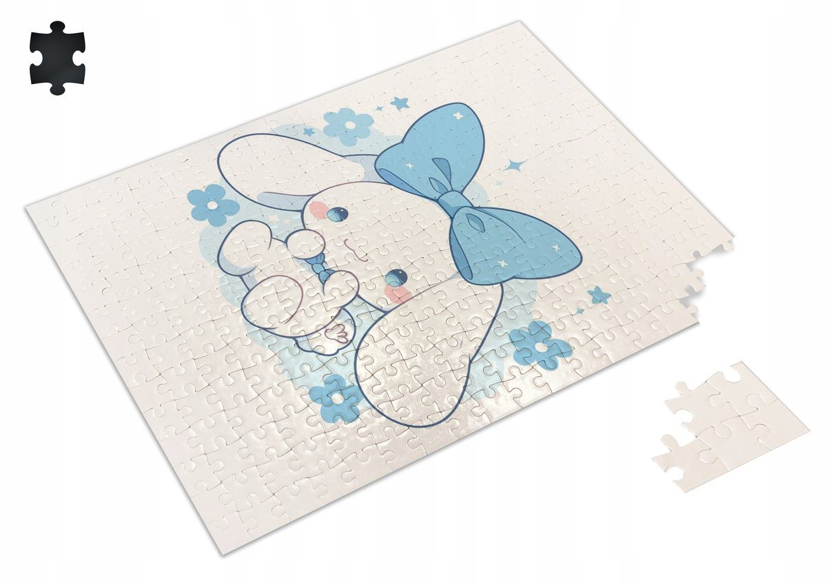 Puzzle KUROMI HELLO KITTY Cinnamoroll A3 252 el z Nadrukiem + IMIĘ 46