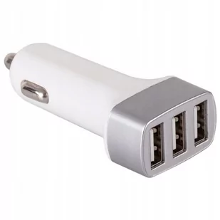 Xenic ŁADOWARKA SAMOCHODOWA 3xUSB 4.1A Biała - Ładowarki samochodowe - miniaturka - grafika 1