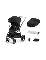 Wózki dziecięce - Kinderkraft Nea wózek spacerowy Midnight black - miniaturka - grafika 1