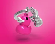 Breloki - Breloczek Kaczka Różowa - Meta - miniaturka - grafika 1