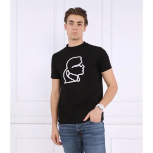 Karl Lagerfeld T-shirt CREWNECK | Regular Fit - Koszulki męskie - miniaturka - grafika 1