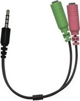 Adapter AV Genius Jack 3.5mm - Jack 3.5mm czarny (32590001400) - Adaptery i przejściówki Adapter AV Genius Jack 3.5mm - Jack 3.5mm czarny (32590001400) - Adaptery i przejściówki - miniaturka - grafika 1